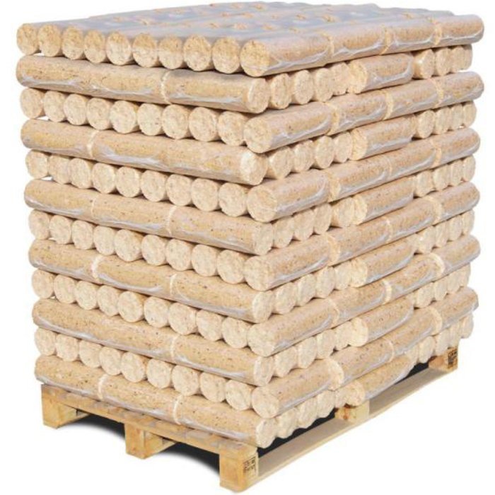 NESTRO Nadelholzbriketts rund ohne Loch 960kg – Bild 2