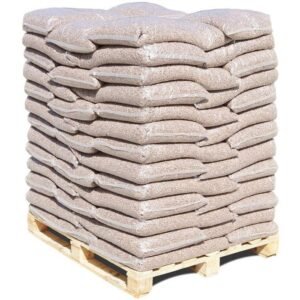 Holzpellets Hartholz Eiche 6mm, 65 x 15kg Palette
