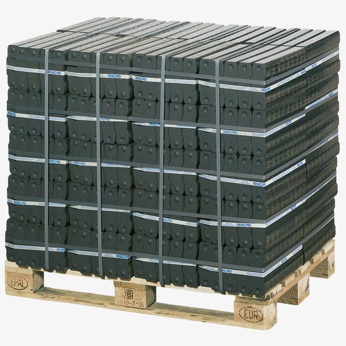30 Paletten REKORD Braunkohlebriketts (40×25 kg) – 30 t Großvorrat – Bild 2