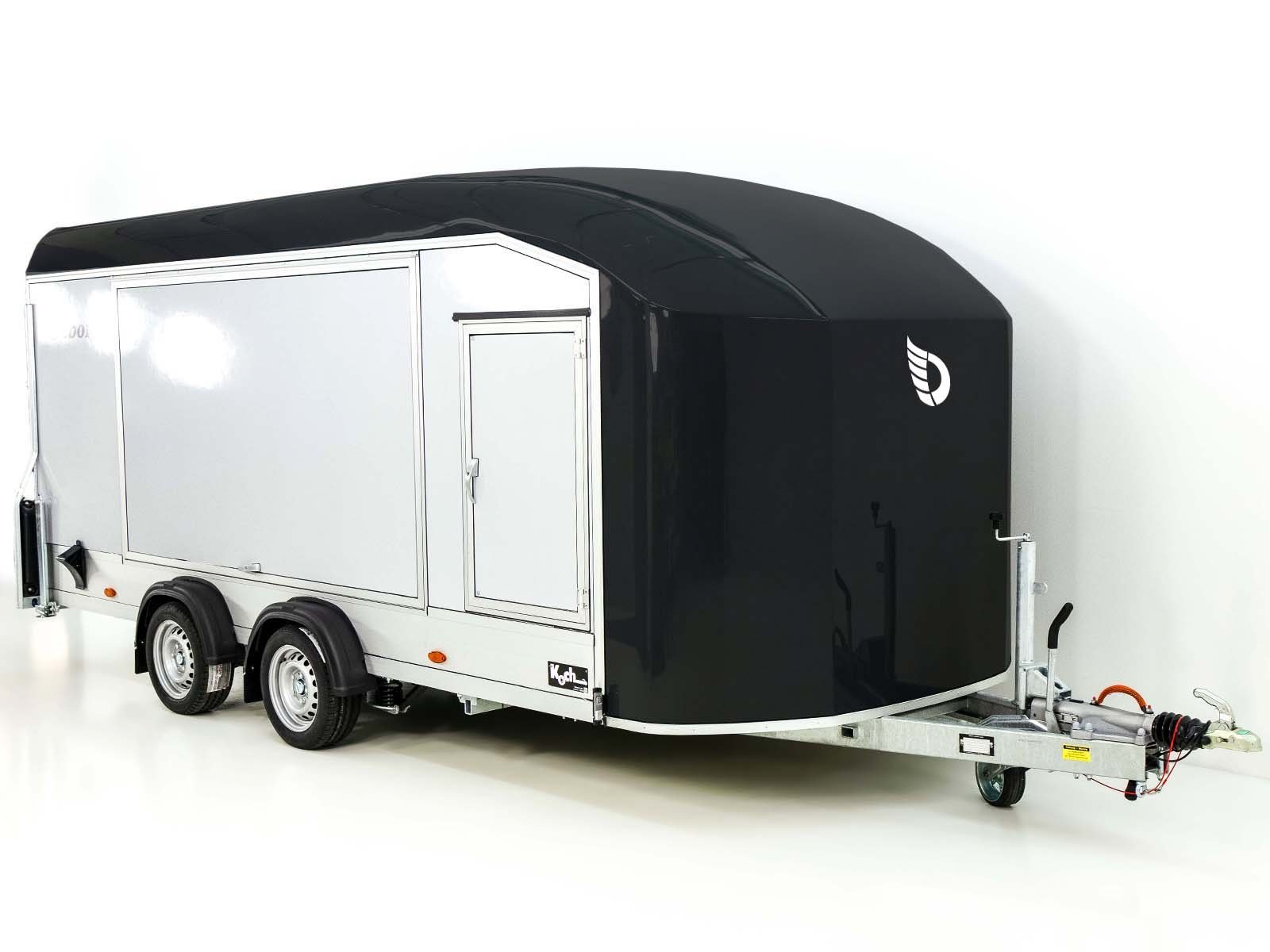 Debon Kofferanhänger Roadster C1000 200x500x200 cm 3,5t schwarz-Neu