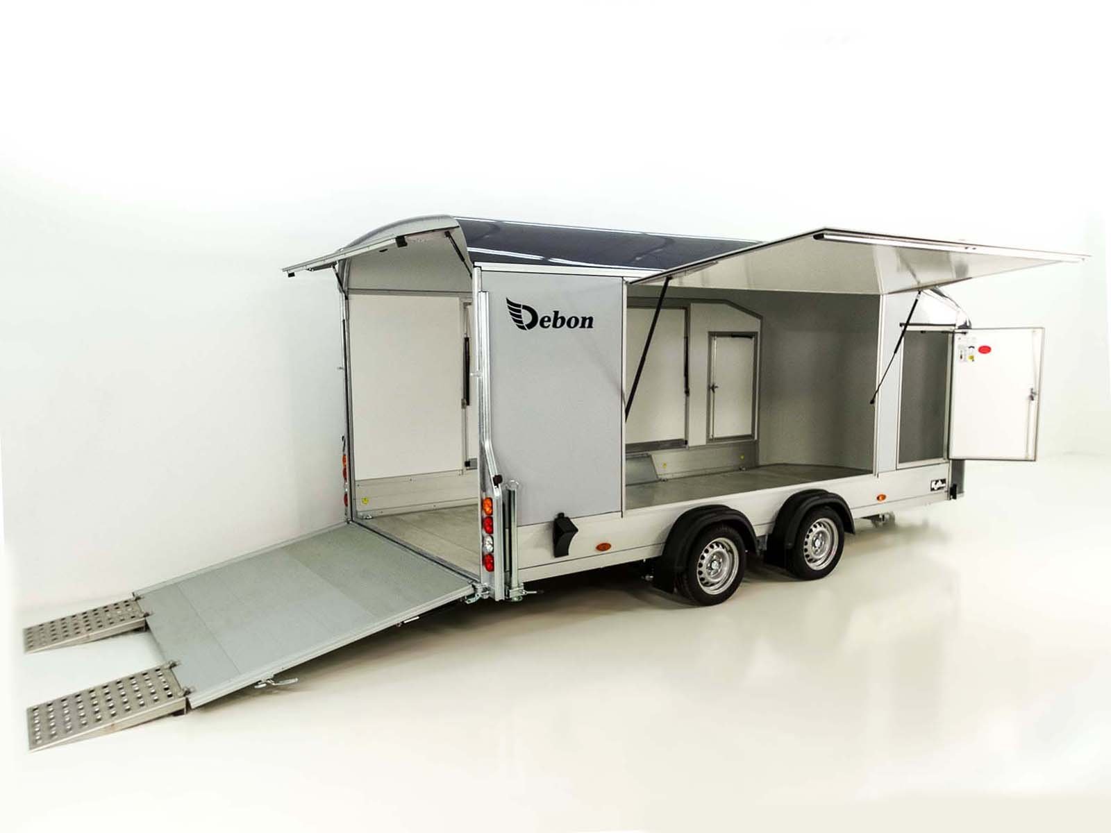Debon Kofferanhänger Roadster C1000 200x500x200 cm 3,5t grau-Neu – Bild 4