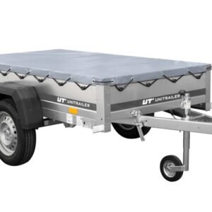 Einachsanhaenger 200x106 UNITRAILER GARDEN 200 KIPP H-0-Rahmen graue Plane