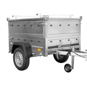 Einachsanhaenger 150x106 UNITRAILER GARDEN 150 KIPP BIS-Bordwaenden Alu-Deckel