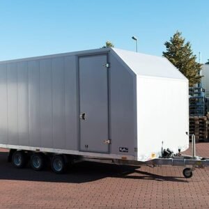 Vezeko Autotrailer Cargo Race Master 230×550 cm H210 cm 3,5t | E-Winde | silber-Neu